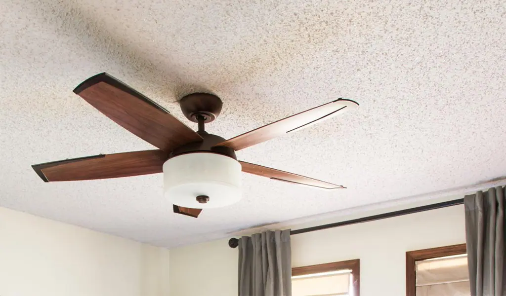 dusty popcorn ceiling